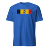 Combat Action Ribbon Custom T-shirt- Leatherneck For Life - True Royal