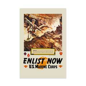 Marines Enlist Now Okinawa - Poster