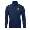 Old School Gold Performance Quarter Zip Pullover - NAVY