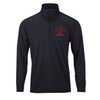 San Diego Old School Performance Quarter Zip Pullover - BLACK