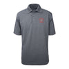 Leatherneck For Life Parris Island Old School Performance Polo Shirt - GREY