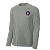 1st Marine Corps District Long Sleeve Performance T-Shirt - Concrete Heather