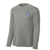 VMFA-115 Silver Eagles Long Sleeve Performance T-Shirt - Concrete Heather