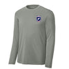VMFA-533 Hawks Squadron Long Sleeve Performance T-Shirt - Concrete Heather