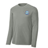 Henderson Hall Long Sleeve Performance T-Shirt - Concrete Heather