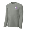 VMM-364 Purple Foxes Squadron Long Sleeve Performance T-Shirt - Concrete Heather
