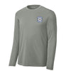 VMFA-112 Cowboys Squadron Long Sleeve Performance T-Shirt - Concrete Heather
