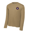 1st Marine Corps District Long Sleeve Performance T-Shirt - Coyote Brown