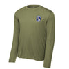 VMFAT-501 Warlords Squadron Long Sleeve Performance T-Shirt - OD Green