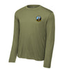 VMM-263 Thunder Chickens Squadron Long Sleeve Performance T-Shirt - OD Green