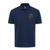 Earned Never Given Circle Performance Polo Shirt - NAVY