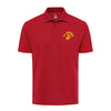 Old School Gold Performance Polo Shirt - RED