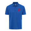 Eagle Globe & Anchor Red Performance Polo Shirt - ROYAL