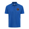 Earned Never Given Circle Performance Polo Shirt - ROYAL