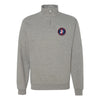 1st Marine Corps District Quarter Zip Sweatshirt - Heather Grey