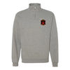 HMLA-773 Red Dog Squadron Quarter Zip Sweatshirt - Heather Grey