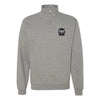 HMH-466 Wolfpack Squadron Quarter Zip Sweatshirt - Heather Grey
