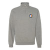 HMH-461 Iron Horse Squadron Quarter Zip Sweatshirt - Heather Grey