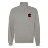 VMM-163 Evil Eyes Squadron Quarter Zip Sweatshirt - Heather Grey