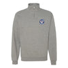 VMFA-115 Silver Eagles Quarter Zip Sweatshirt - Heather Grey