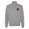 HMX-1 Marine One Squadron Quarter Zip Sweatshirt - Heather Grey