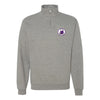 VMM-364 Purple Foxes Squadron Quarter Zip Sweatshirt - Heather Grey