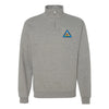Marine Corps Air Station Yuma Quarter Zip Sweatshirt - Heather Grey