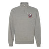 VMFA-122 Werewolves Squadron Quarter Zip Sweatshirt - Heather Grey