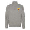 Marine Corps Air Station Cherry Point Quarter Zip Sweatshirt - Heather Grey