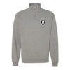 VMFA-231 Ace of Spades Squadron Quarter Zip Sweatshirt - Heather Grey