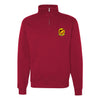 VMFA-211 Wake Island Avengers Squadron Quarter Zip Sweatshirt - Red