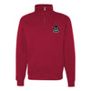 HMLA-369 Gunfighters Squadron Quarter Zip Sweatshirt - Red