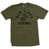 San Diego Old School T-Shirt - OD - OD GREEN
