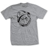 Sergeant Major Jiggs Bulldog T-Shirt - HEATHER GREY