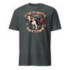 Sgt Major Jiggs Vintage Tattoo T-Shirt - CHARCOAL HEATHER