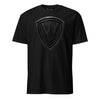 5th Marine Division Diamond Plate Blackout T-Shirt - BLACK