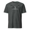 V-22 Osprey Airframe Specs T-Shirt - CHARCOAL HEATHER