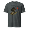 Haters Can't Hump 50 Cal Machine Gun T-shirt - CHARCOAL HEATHER