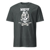 Misfit Skull With Hellfire T-Shirt - CHARCOAL HEATHER