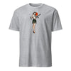 WW2 Pin Up Thompson Sub Machine Gun T-shirt - HGREY