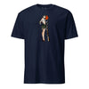 WW2 Pin Up M-1 Garand T-shirt - NAVY