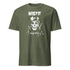 Misfit Skull With Mortars T-Shirt - OD GREEN