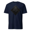 4th Marine Division Diamond Plate Blackout T-Shirt - NAVY