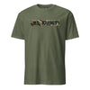 U.S. Marines Woodland Marpat Uniform Tape T-Shirt - OD GREEN