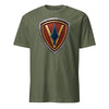 5th Marine Division Diamond Plate T-Shirt - OD GREEN