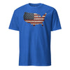 We the People Wooden Flag T-Shirt - ROYAL