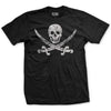 Pirate Calico "Jack" John Rackham Flag T-Shirt - BLACK