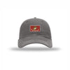 USMC Flag Flexstyle Patch Soft Mesh Trucker - GREY/WHITE