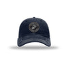 USMC Seal Carbon Fiber Patch Soft Mesh Trucker - NAVY/WHITE