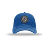 Earned Never Given Carbon Fiber Patch Soft Mesh Trucker - ROYAL/WHITE